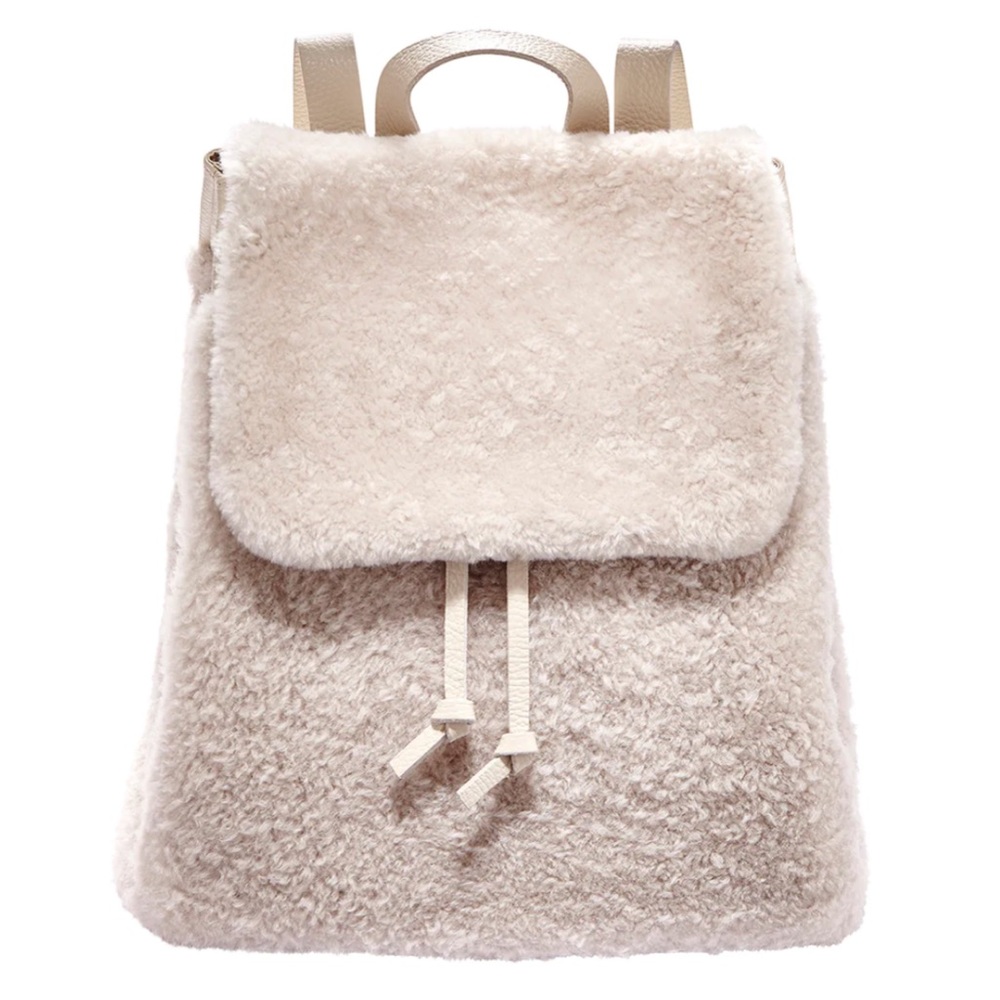 NWOT Shearling backpack